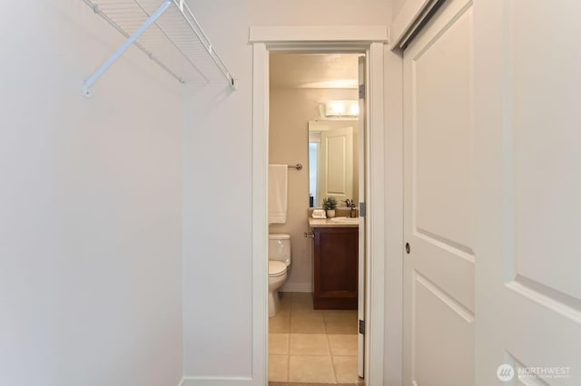 3018 128th Ave SE Unit 10, Bellevue, WA 98005 - spacious closet with light tile patterned flooring