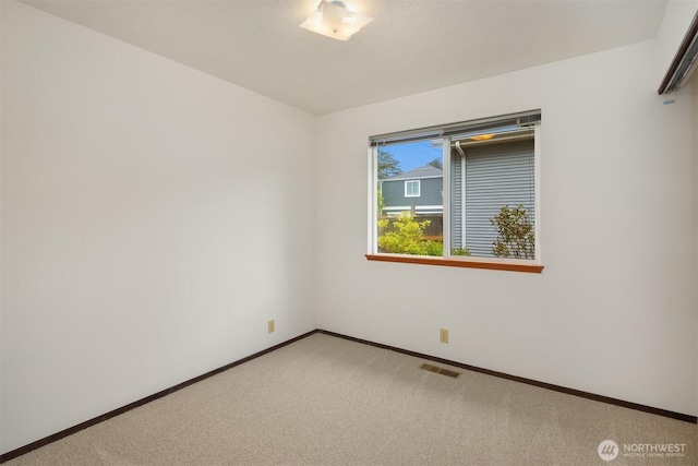 110 NW 110th St, Seattle, WA 98177 - empty room with baseboards, light carpet, and visible vents