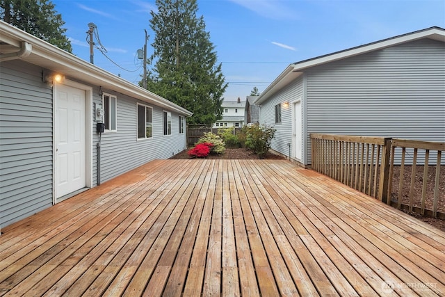 110 NW 110th St, Seattle, WA 98177 - deck featuring fence