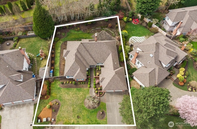 4799 171st Ave SE, Bellevue, WA 98006 - aerial view featuring a residential view