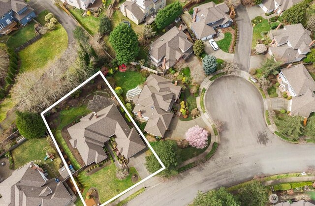 4799 171st Ave SE, Bellevue, WA 98006 - bird's eye view with a residential view