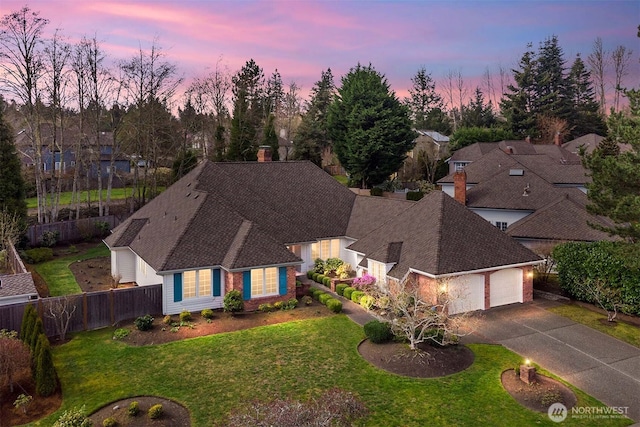 4799 171st Ave SE, Bellevue, WA 98006 - view of aerial view at dusk