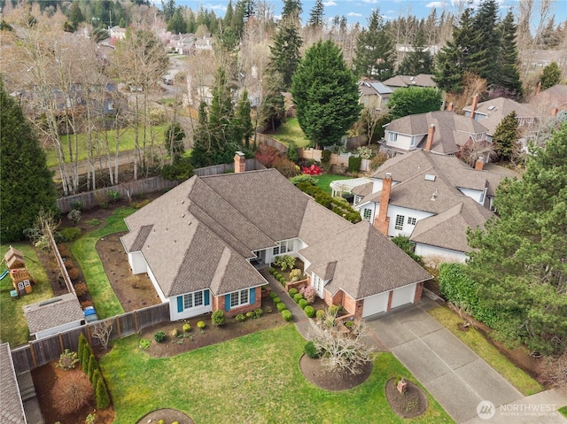 4799 171st Ave SE, Bellevue, WA 98006 - bird's eye view with a residential view