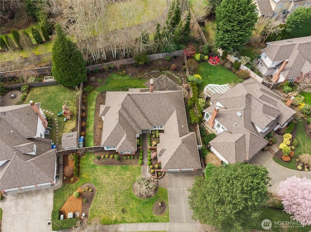 4799 171st Ave SE, Bellevue, WA 98006 - drone / aerial view with a residential view