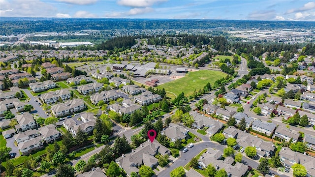 birds eye view of property featuring a residential view