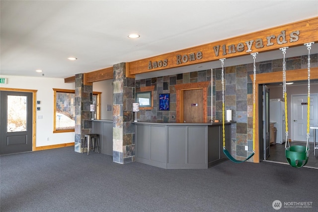 reception area with visible vents