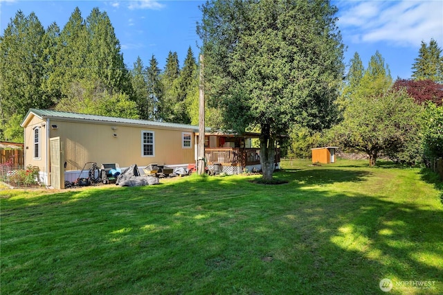 20323 Jordan Rd, Arlington, WA 98223 - back of house featuring a yard and metal roof