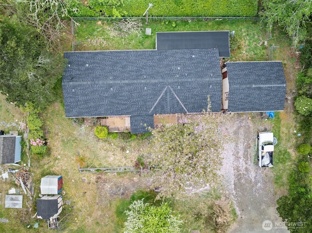 drone / aerial view