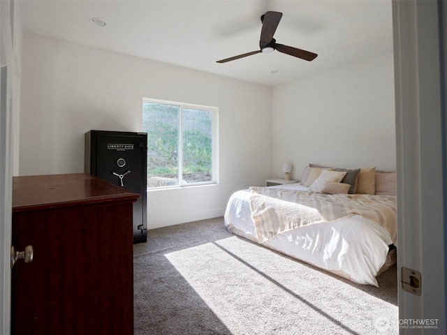 159 Bootjack Ln, Kelso, WA 98626 - carpeted bedroom with baseboards and a ceiling fan