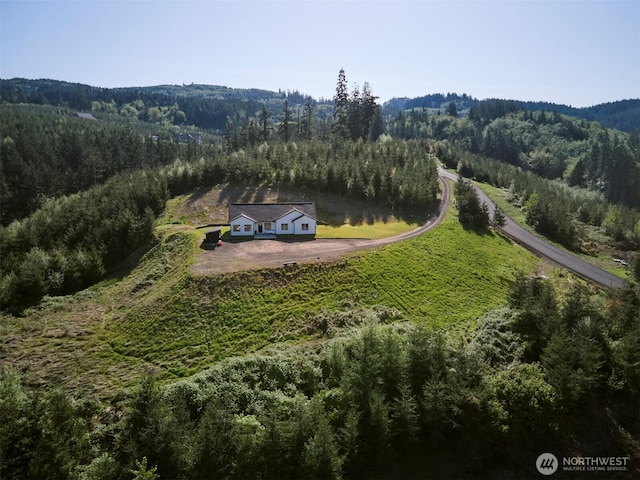 159 Bootjack Ln, Kelso, WA 98626 - drone / aerial view featuring a forest view