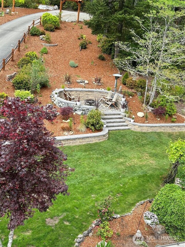 view of yard