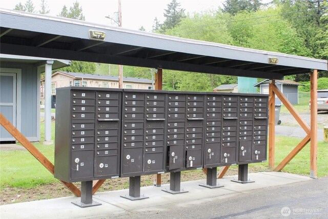 surrounding community featuring mail area
