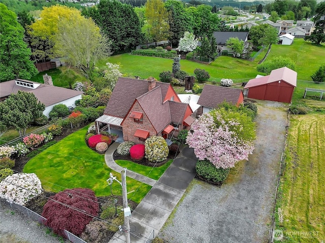 drone / aerial view