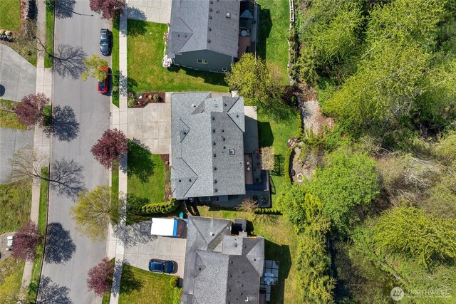 drone / aerial view