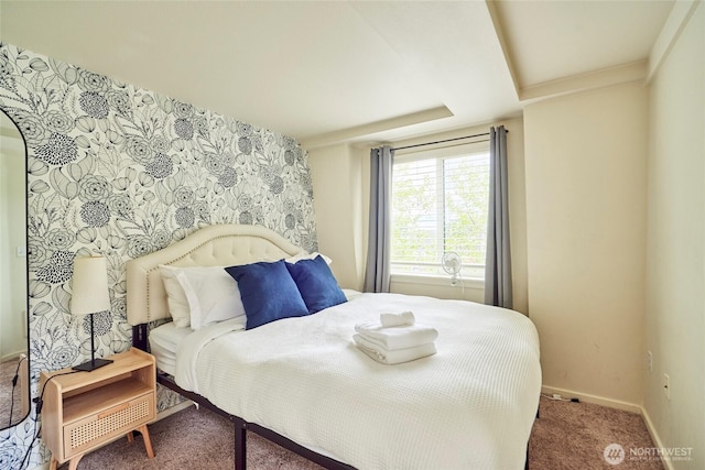 425 Vine St Unit 709, Seattle, WA 98121 - bedroom with baseboards and carpet