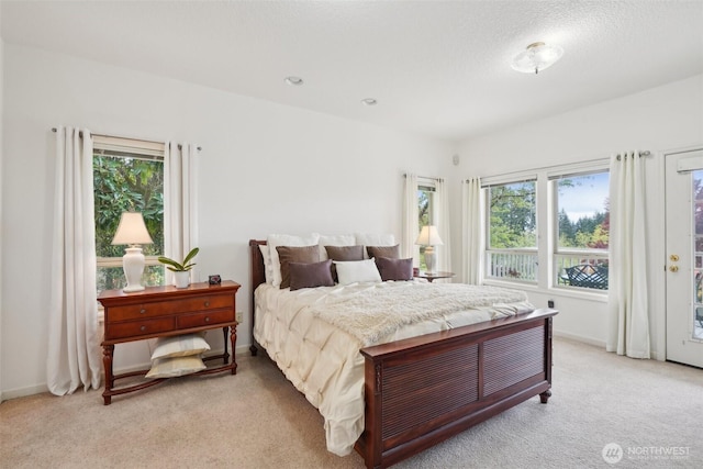 17600 NE 188th Ct, Brush Prairie, WA 98606 - bedroom with light colored carpet, baseboards, and multiple windows
