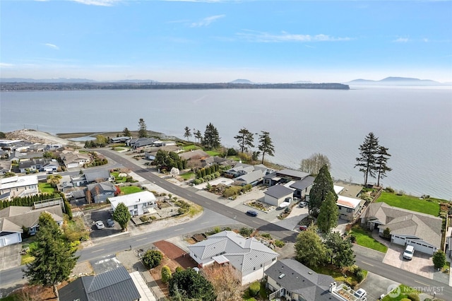 5726 Nakat Way, Blaine, WA 98230 - bird's eye view featuring a residential view and a water and mountain view