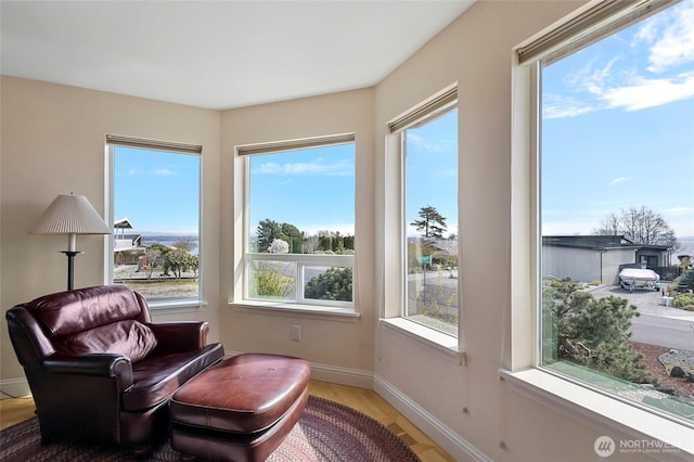 5726 Nakat Way, Blaine, WA 98230 - sitting room with a wealth of natural light, wood finished floors, and baseboards