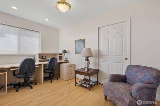 5726 Nakat Way, Blaine, WA 98230 - office space with recessed lighting and light wood finished floors
