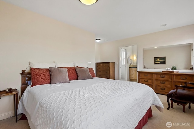 5726 Nakat Way, Blaine, WA 98230 - bedroom with light carpet and connected bathroom
