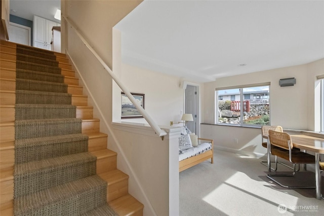 5726 Nakat Way, Blaine, WA 98230 - stairs featuring carpet flooring and baseboards