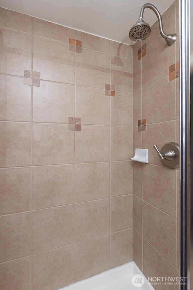 full bathroom with a stall shower