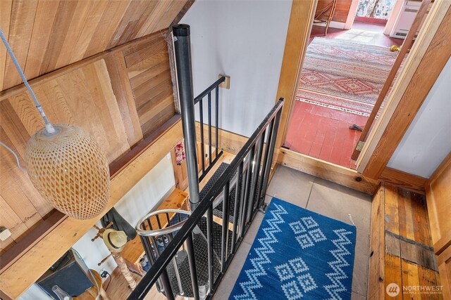 view of stairs