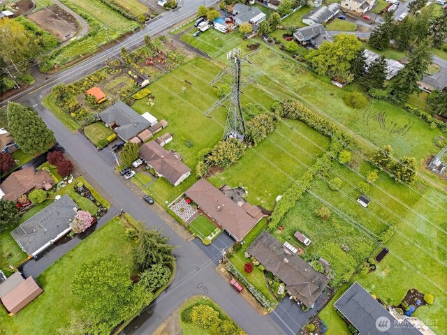 birds eye view of property featuring a residential view