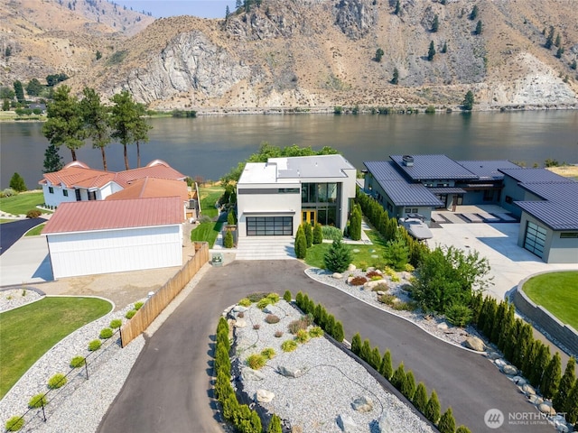 64 Orchard Pl, Orondo, WA 98843 - bird's eye view featuring a water and mountain view