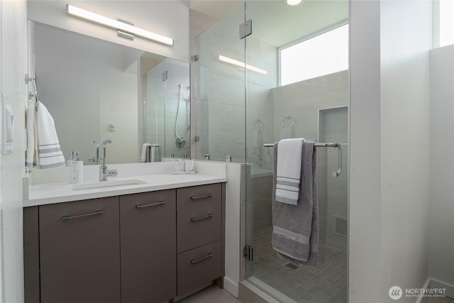 64 Orchard Pl, Orondo, WA 98843 - bathroom with vanity and a shower stall