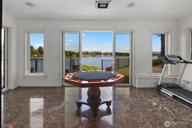 26408 136th Ave SE, Kent, WA 98042 - sunroom / solarium featuring a water view