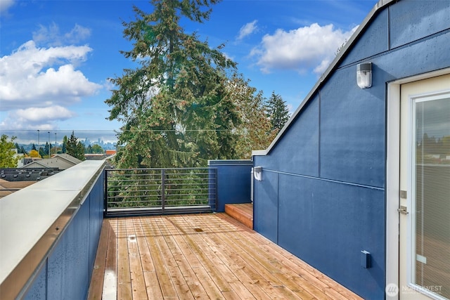1400 N 95th St, Seattle, WA 98103 - view of wooden terrace