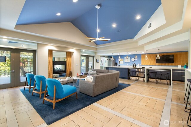common area featuring visible vents
