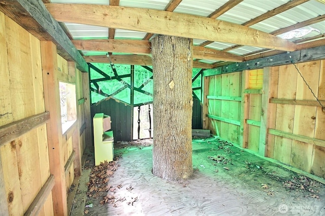 view of stable