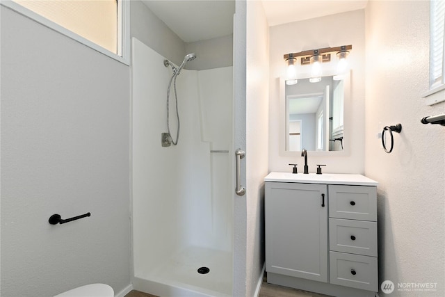 801 141st St S, Tacoma, WA 98444 - full bath featuring a shower stall and vanity