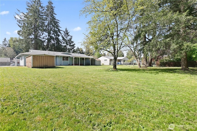 801 141st St S, Tacoma, WA 98444 - view of yard featuring fence
