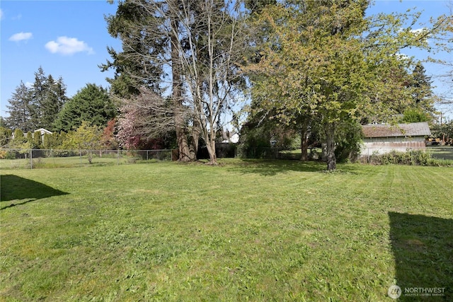 801 141st St S, Tacoma, WA 98444 - view of yard with a fenced backyard