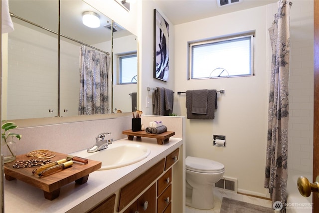 12223 4th Ave NW, Seattle, WA 98177 - bathroom with a healthy amount of sunlight, toilet, and visible vents