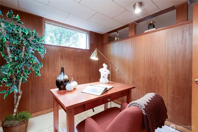 12223 4th Ave NW, Seattle, WA 98177 - home office with wooden walls