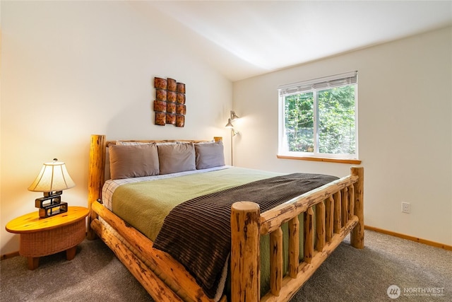 7502 Glacier Spgs, Deming, WA 98244 - bedroom with carpet floors and lofted ceiling