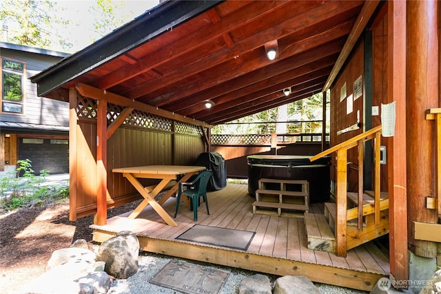 7502 Glacier Spgs, Deming, WA 98244 - view of wooden terrace