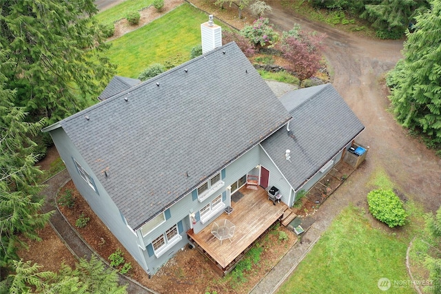 drone / aerial view