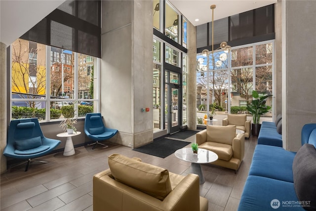 view of community lobby