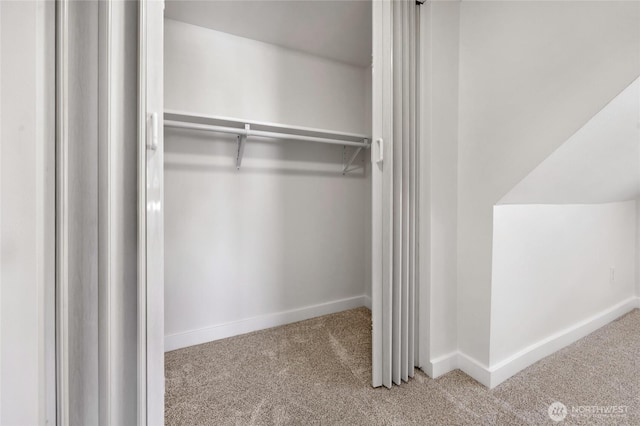 view of closet