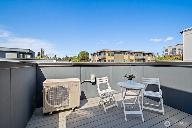2414 NW 64th St Unit A, Seattle, WA 98107 - wooden deck featuring ac unit