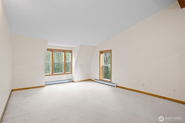 15845 118th Ln SE, Yelm, WA 98597 - carpeted spare room with baseboards, plenty of natural light, and baseboard heating