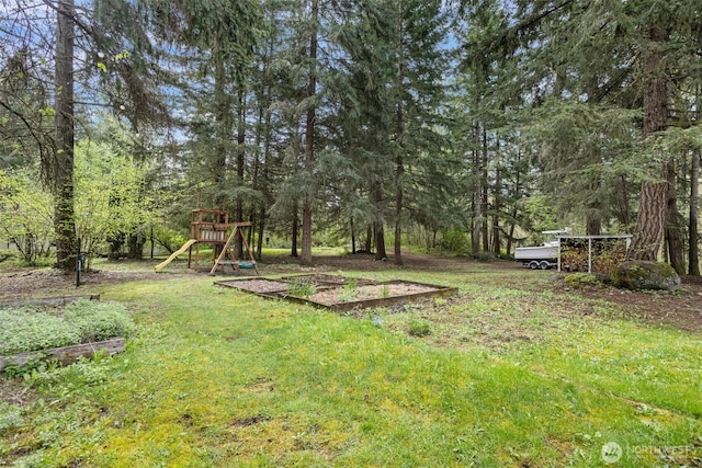 15845 118th Ln SE, Yelm, WA 98597 - view of yard featuring a playground