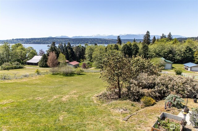 1664 Shine Rd, Port Ludlow, WA 98365 - aerial view of mountains