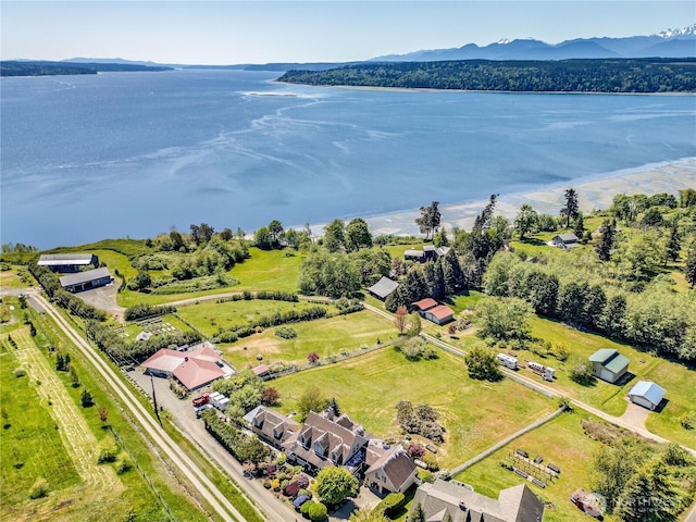 1664 Shine Rd, Port Ludlow, WA 98365 - aerial view of a water and mountain view