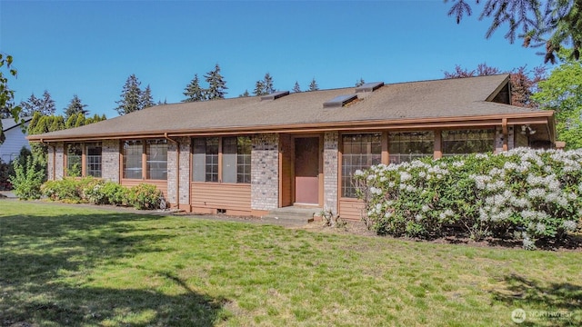 4310 Brookdale Rd E, Tacoma, WA 98446 - single story home with entry steps, a front lawn, and brick siding